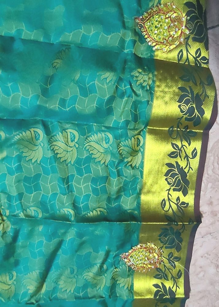 ✨New  Pattu Silk Saree With Unstitched Blou