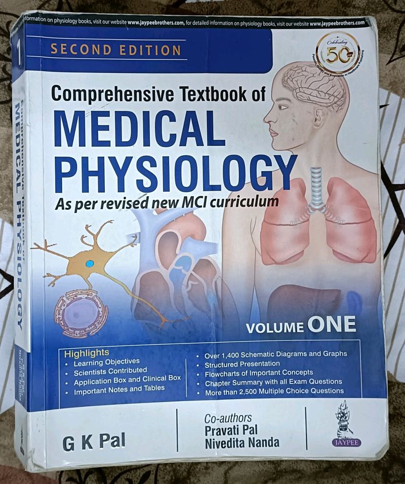 Gk Pal Medical Physiology Textbook