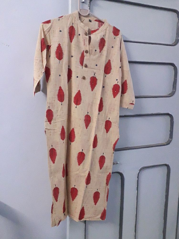 Kurti With Collar