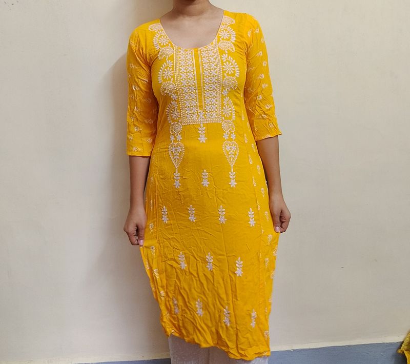 Yellow kurta