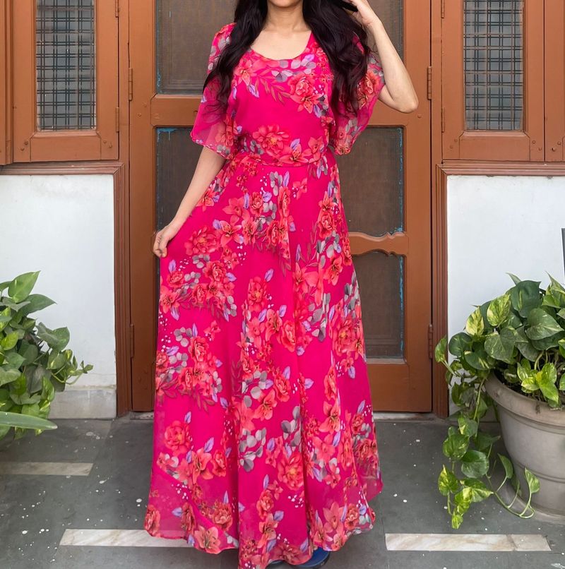 Beautiful Georgette Maxi Dress