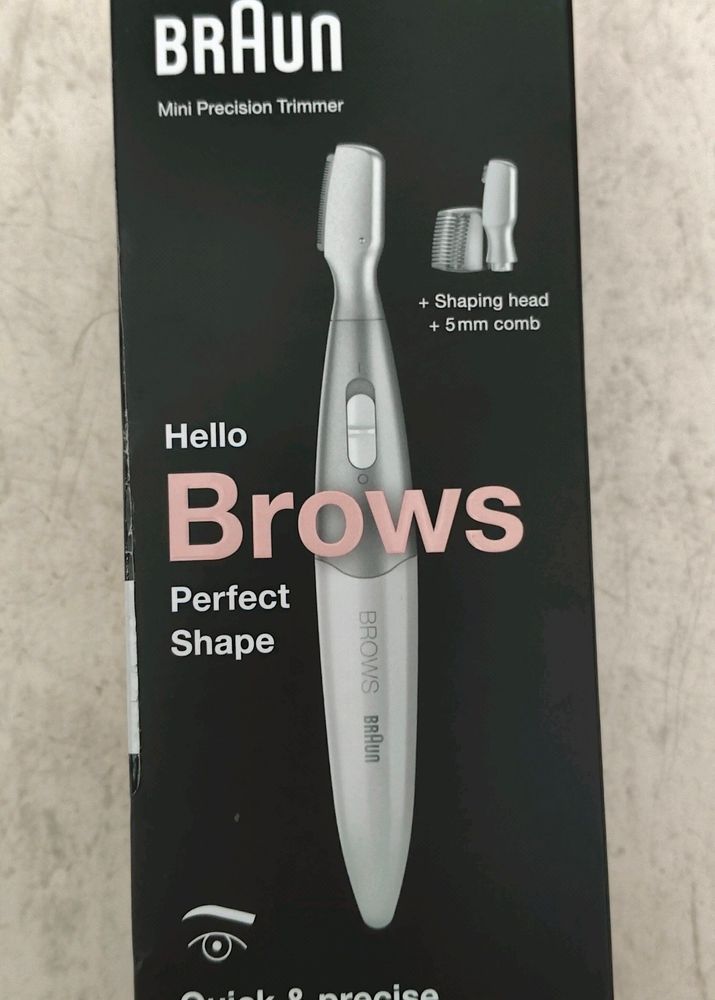 BRAUN EYEBROW TRIMMER