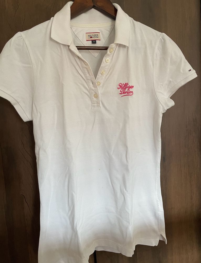 White Colour Polo T-Shirt