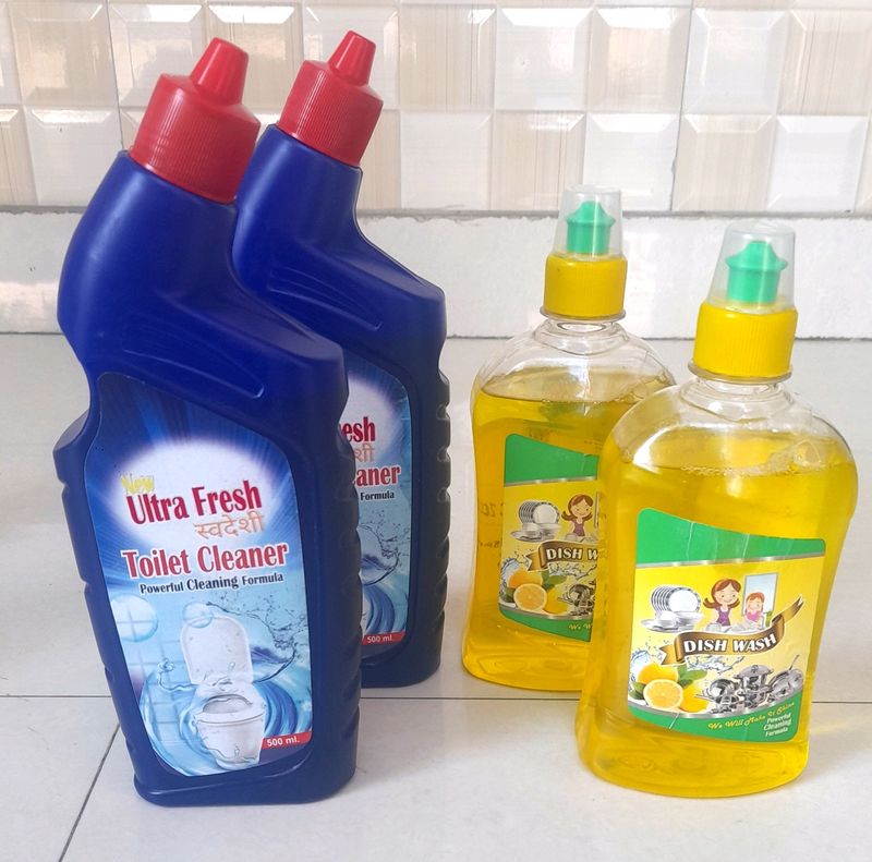 Dishwash Gel & Toilet Cleaner