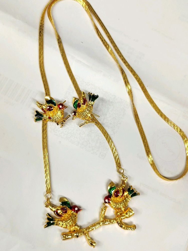 Gold Plated Jewellery Set