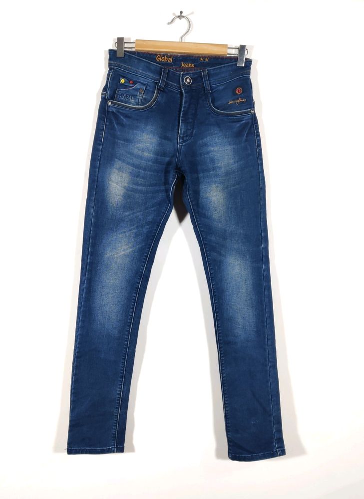 Blue Denim Casual Jeans (Men)