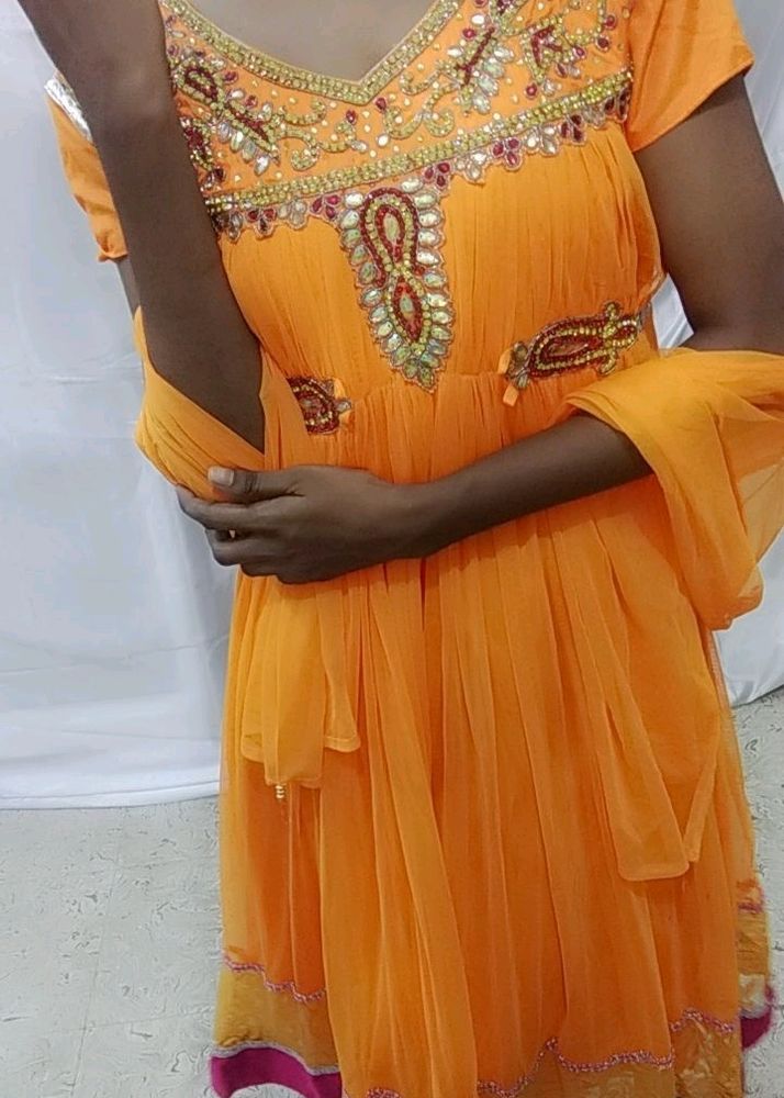 Mango Orange Party Wear