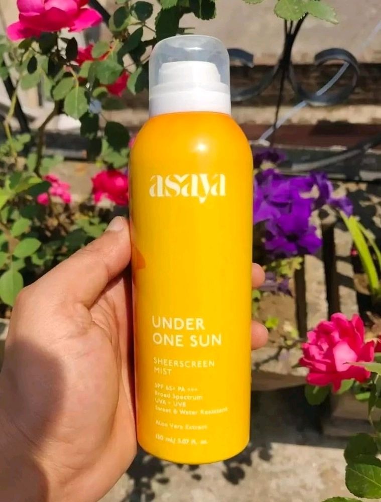 Sunscreen 65SPF WaterResistant New By Asaya