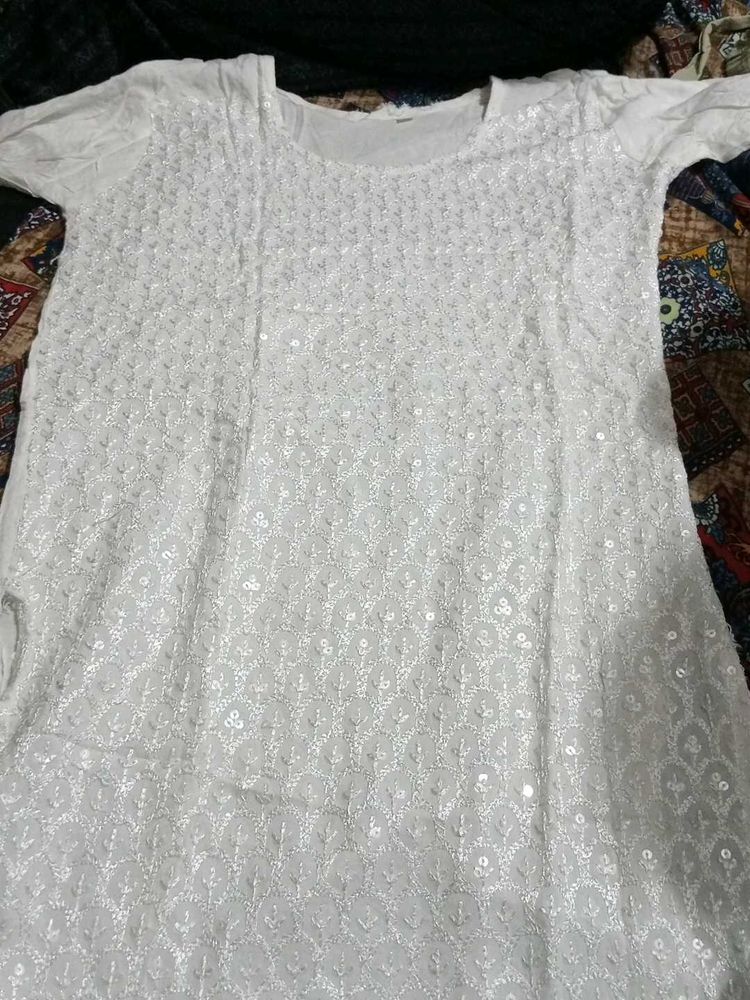 White Kurti