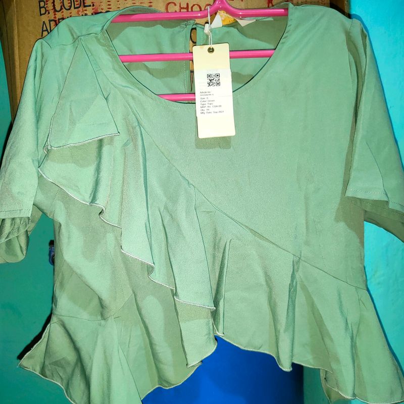 Green High Low Top