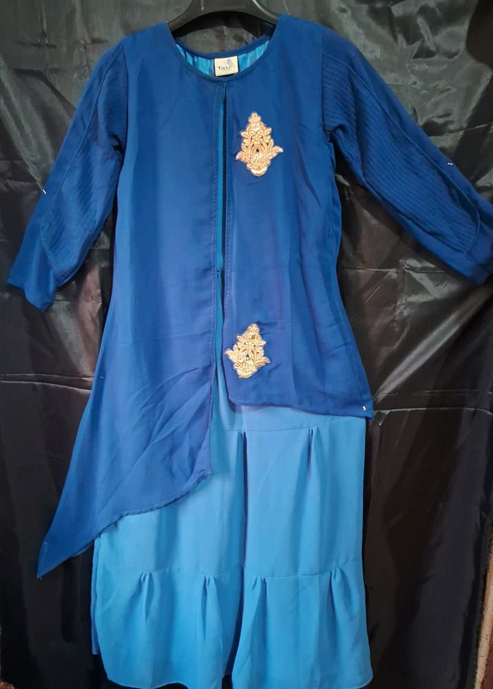 Gown With Attached Jacket