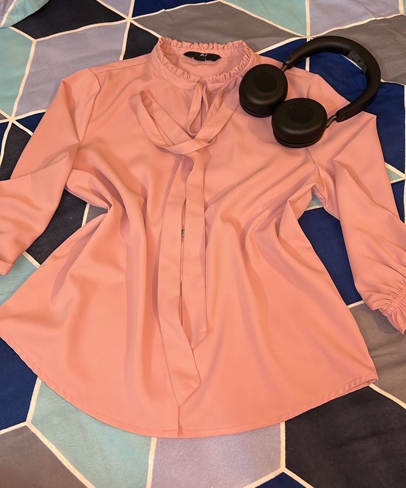 Formal Light Pink Top