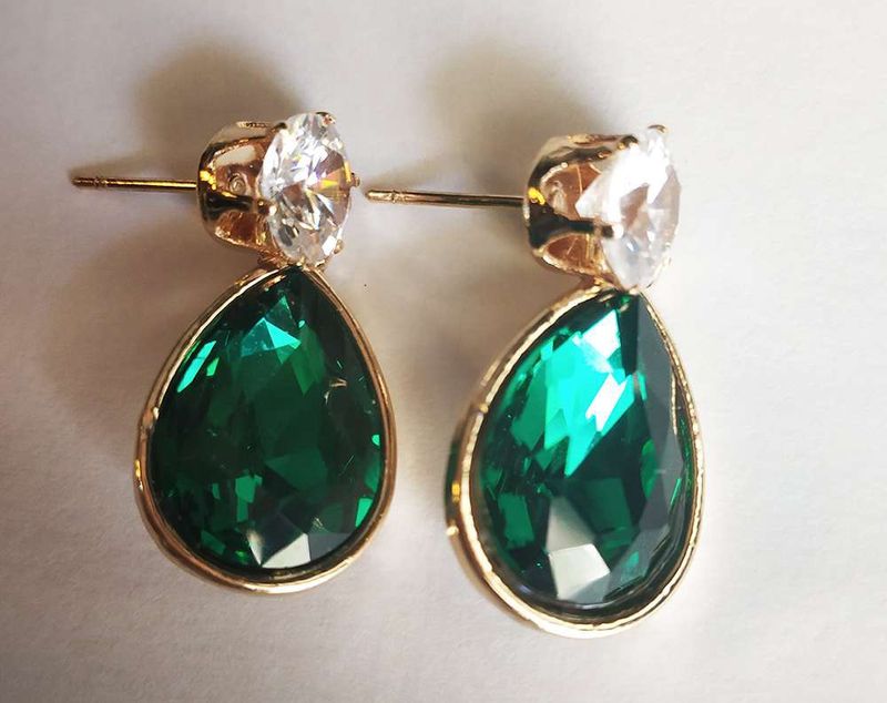 Crystal Teardrop Earrings