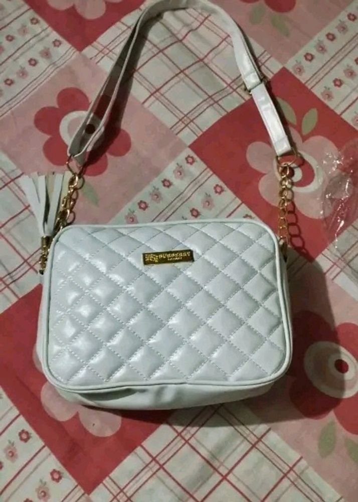 White Sling Bag