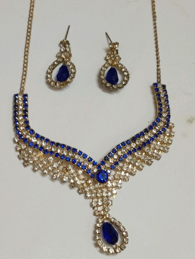 Earrings Plus Necklace For Girls