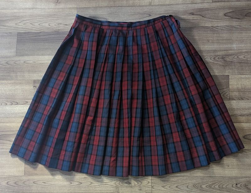 Korean Check Imported Skirt