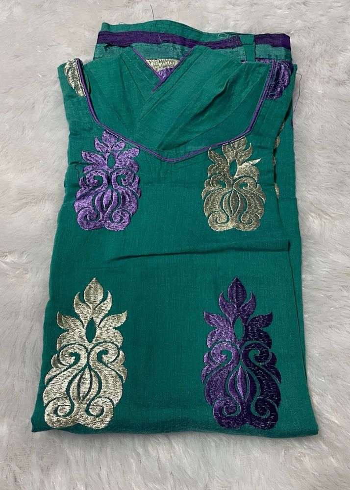 Chanderi Kurta Set