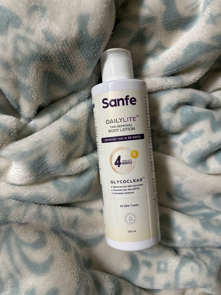 Sanfe Tan Removal Body Lotion