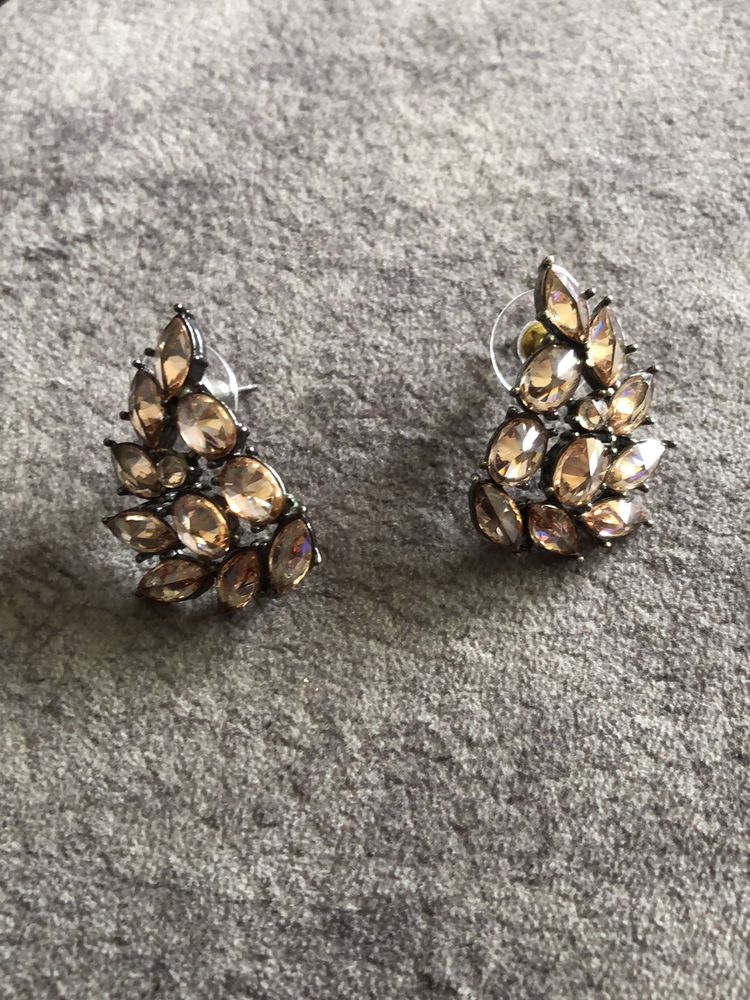 Swarovski Champagne Studs