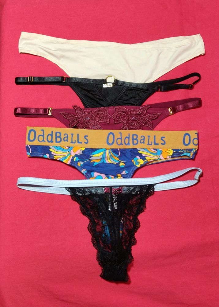 Combo 5 Girls Thong Size 34/36