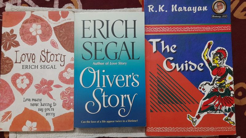 Combo: Love Story, Oliver Story & The Guide