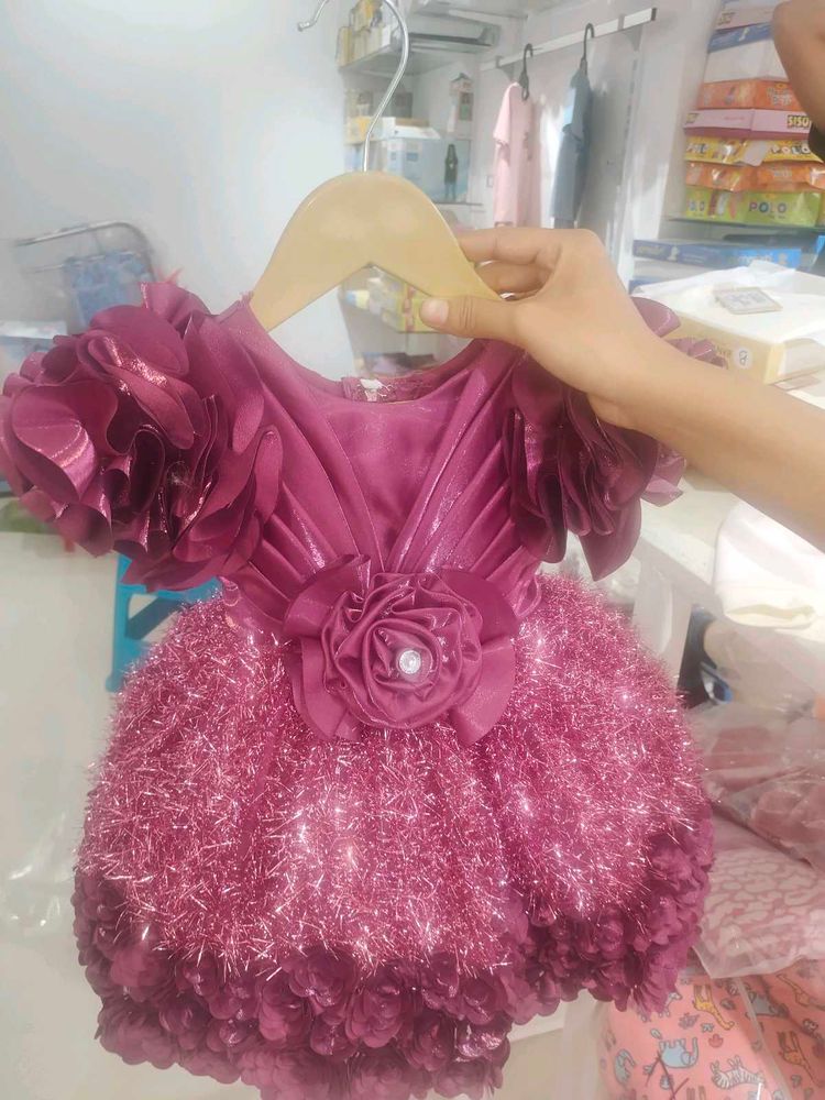 Baby Party Wear Frock