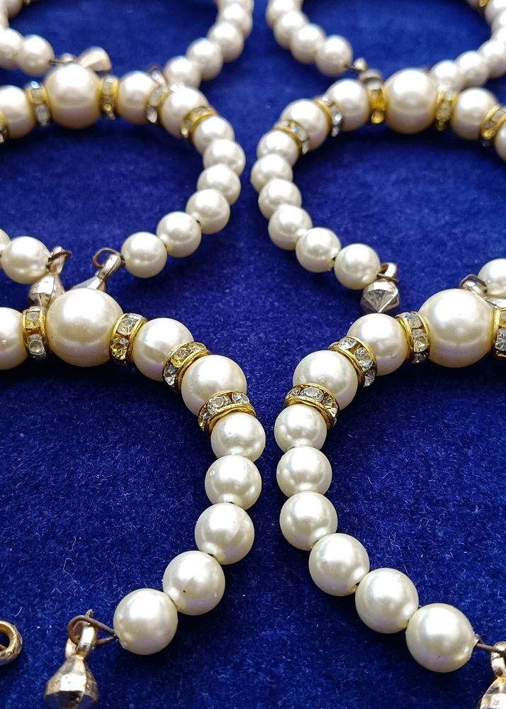 Pearl Bracelet With Diamonds