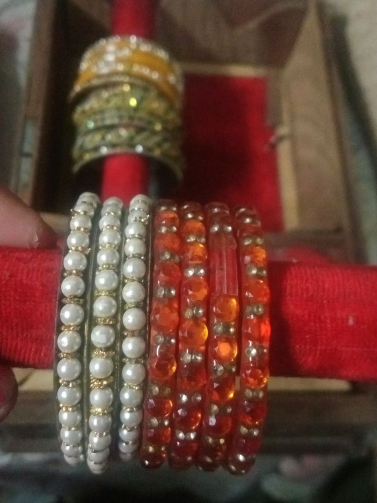 Moti Work Stylish Bangles