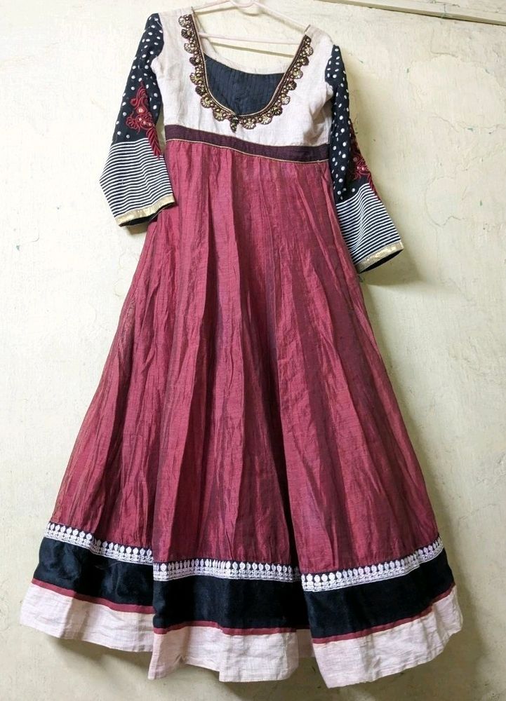 Trending Anarkali Double Flare Kurta💥