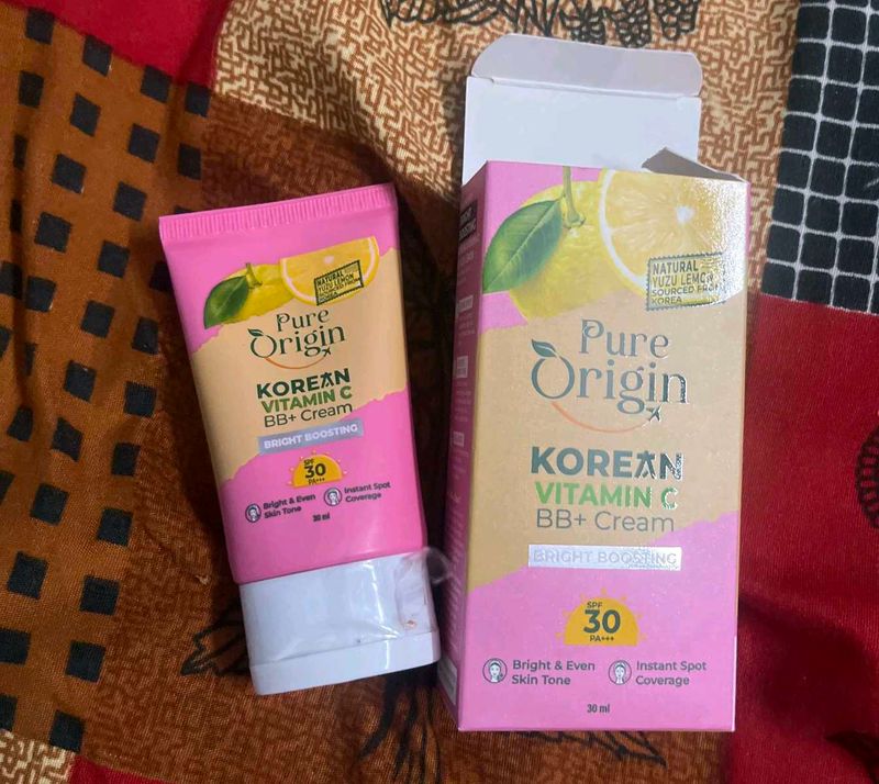 Korean Vitamin C BB+ Cream.