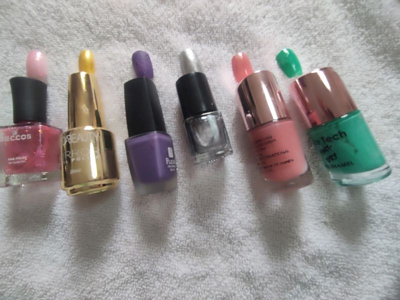 Set Of 6 Nail Paints