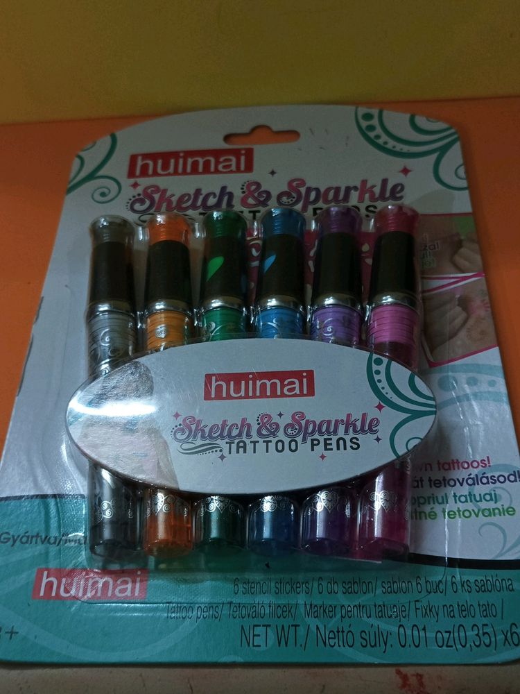 Sketch & Sparkle Tattoo Pens