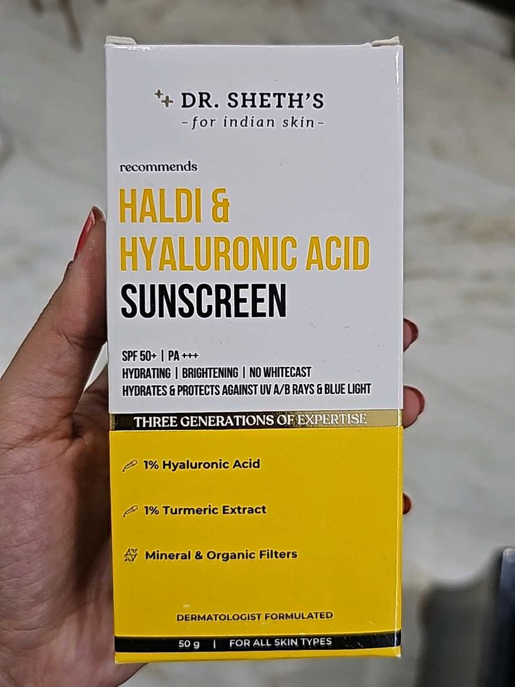 Dr Sheths Haldi Hyaluronic Sunscreen