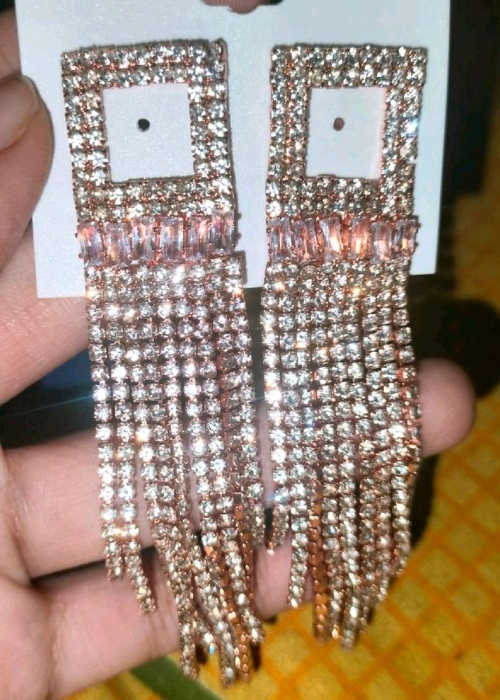 Ad Rose Gold Plated Earrings