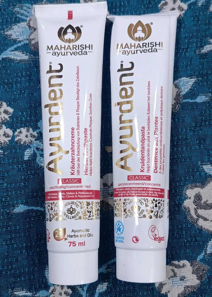 2 MAHARISHI AYURDENT Toothpastes