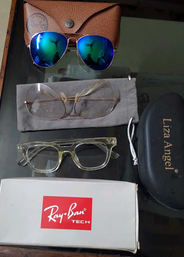 Set Of 3 Ray Ban Spectacles | Sunglasses | Frame