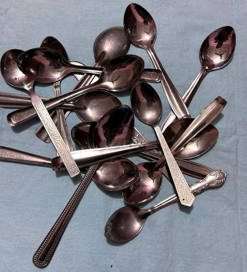 Steel Spoon Set 🥄