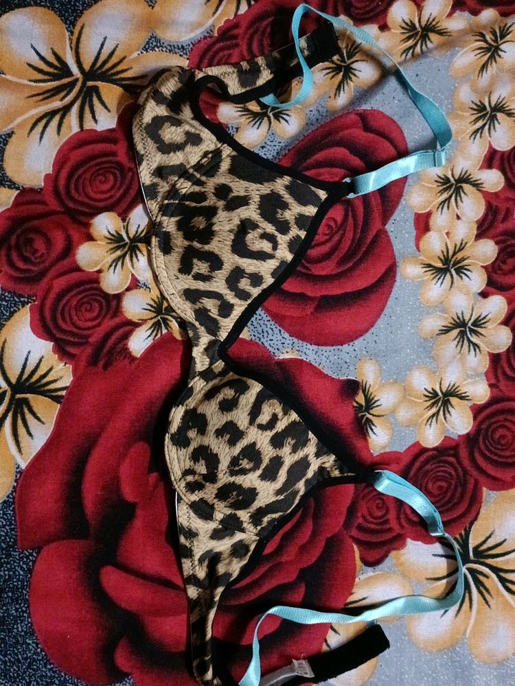 Leopard Light Padded Bra