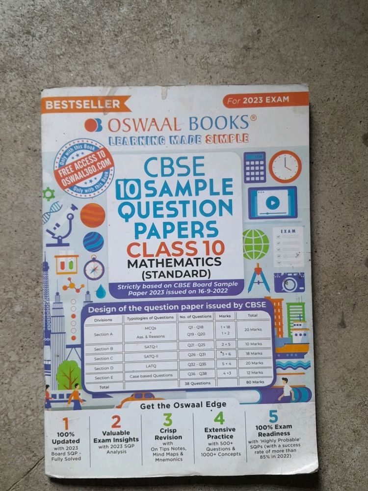 CBSE Oswaal Class 10 Sample Paper Mathematics