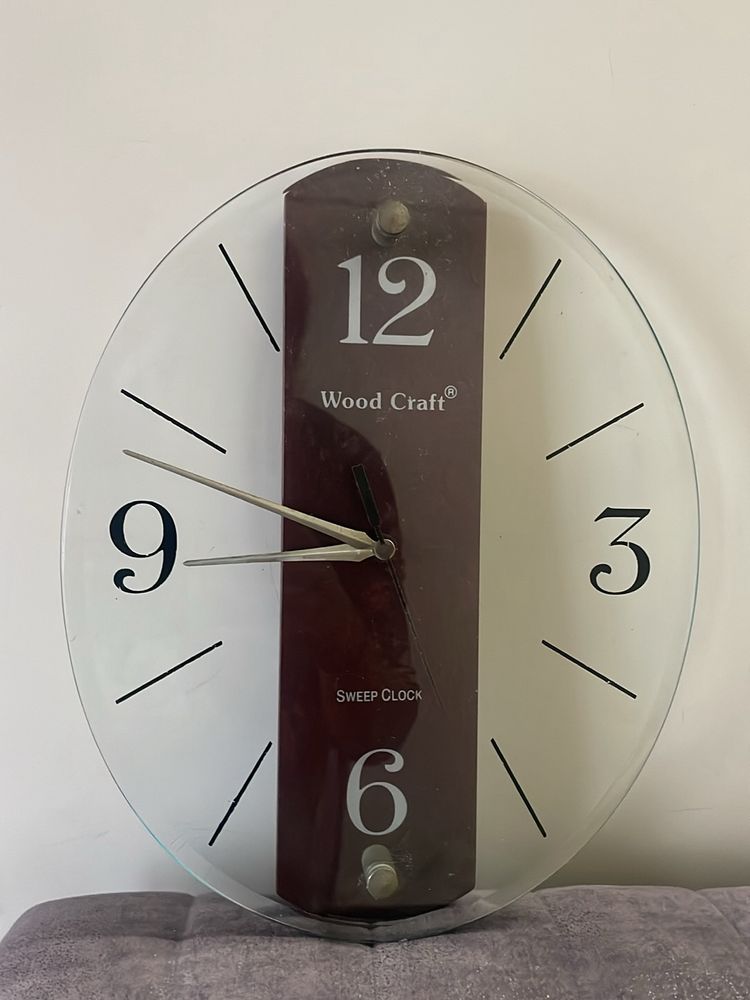 Oval Shape Wall Clock