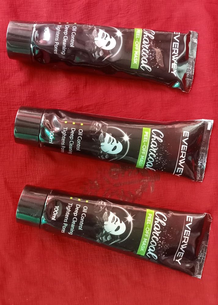 3 Everway Charcoal Peel Of Mask