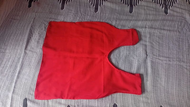 Red Crop Top Multiple Uses