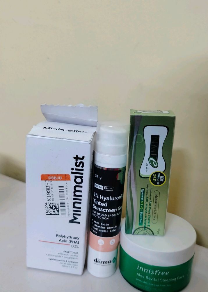 Minimalist Pha Toner Dermaco Sunscreen Innisfree