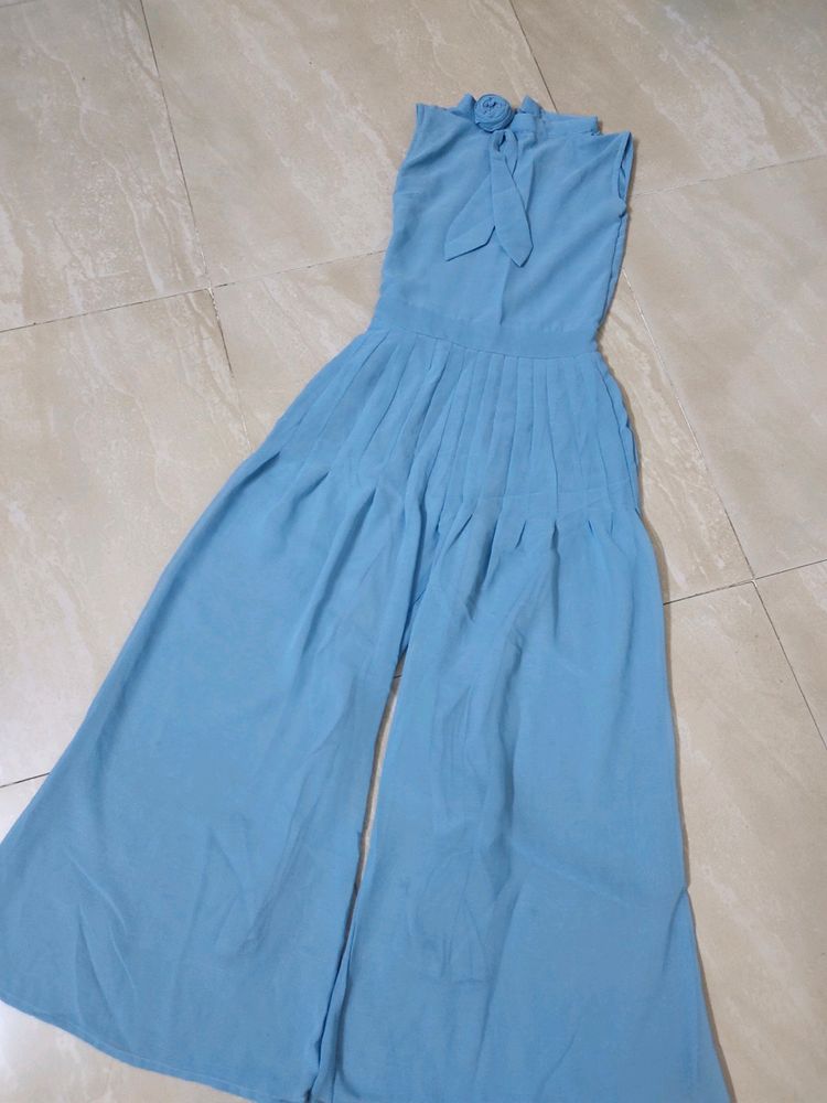 Blue Breezy Jumpsuit