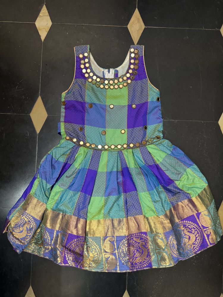 Girs Banarasi Frock