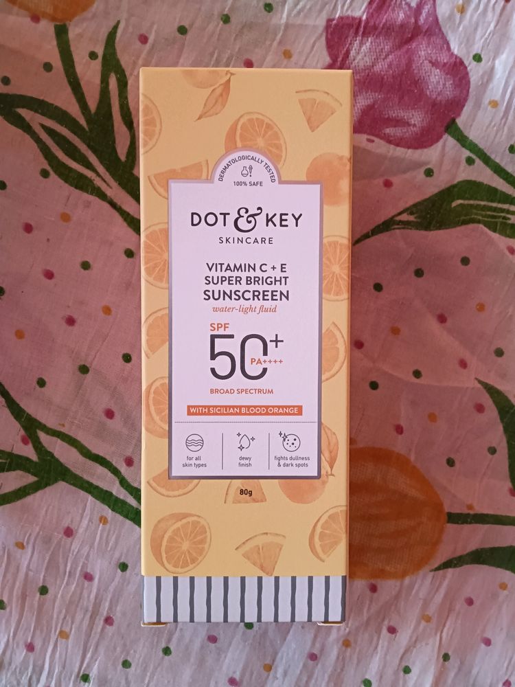 30ru Off Dot And Key Vitamin C Bright Sunscreen