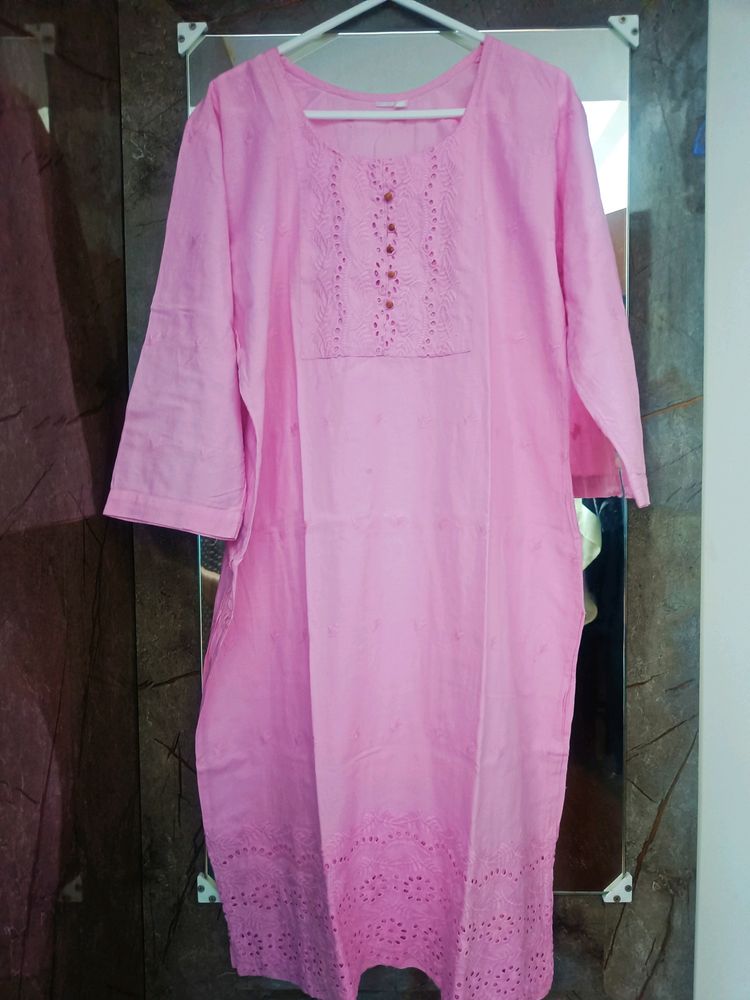 Pink Kurta