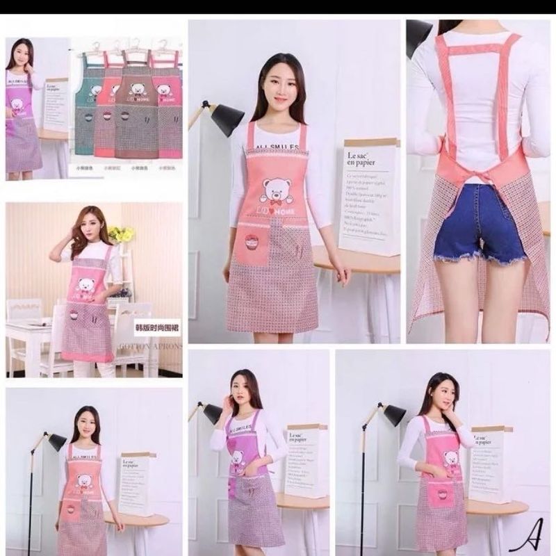 Flower Print Apron