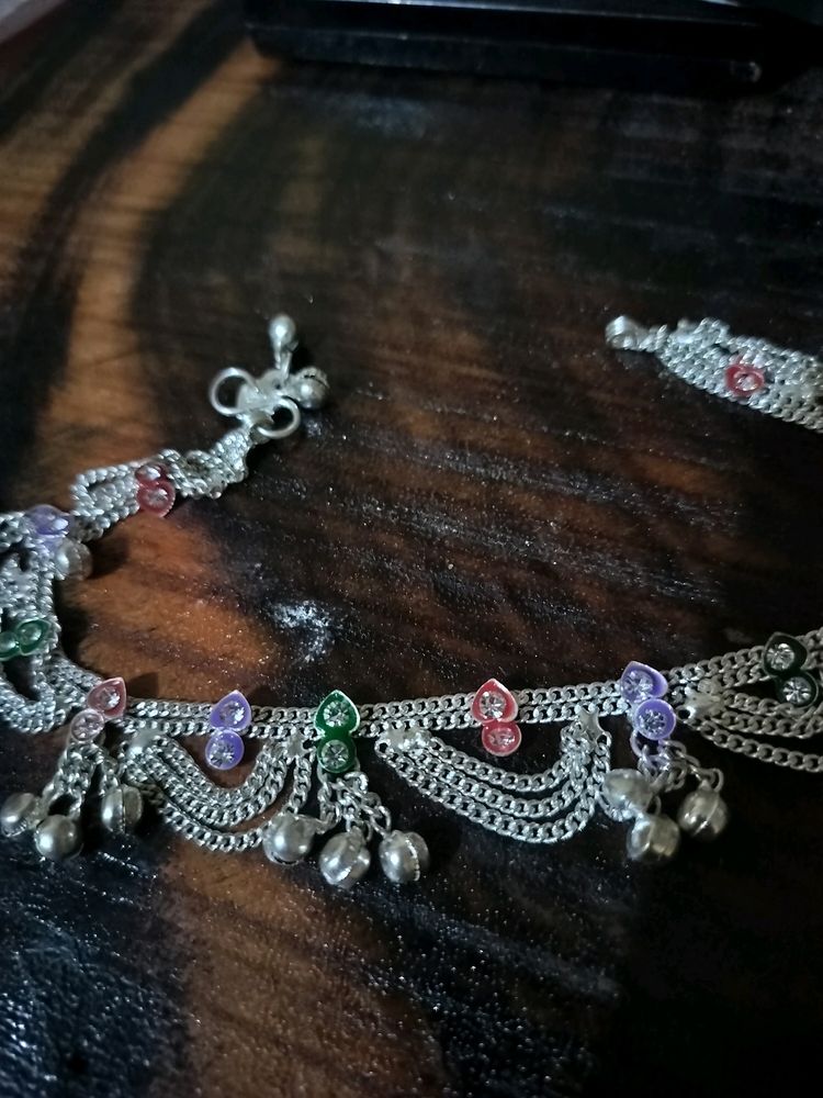 Ankle Bracelet (Payal)Silver Plated