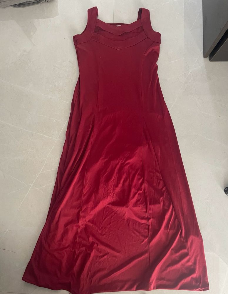 Maroon Party gown